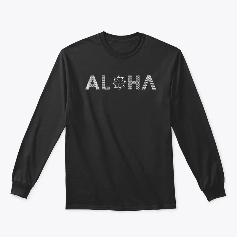 Aloha White Letters