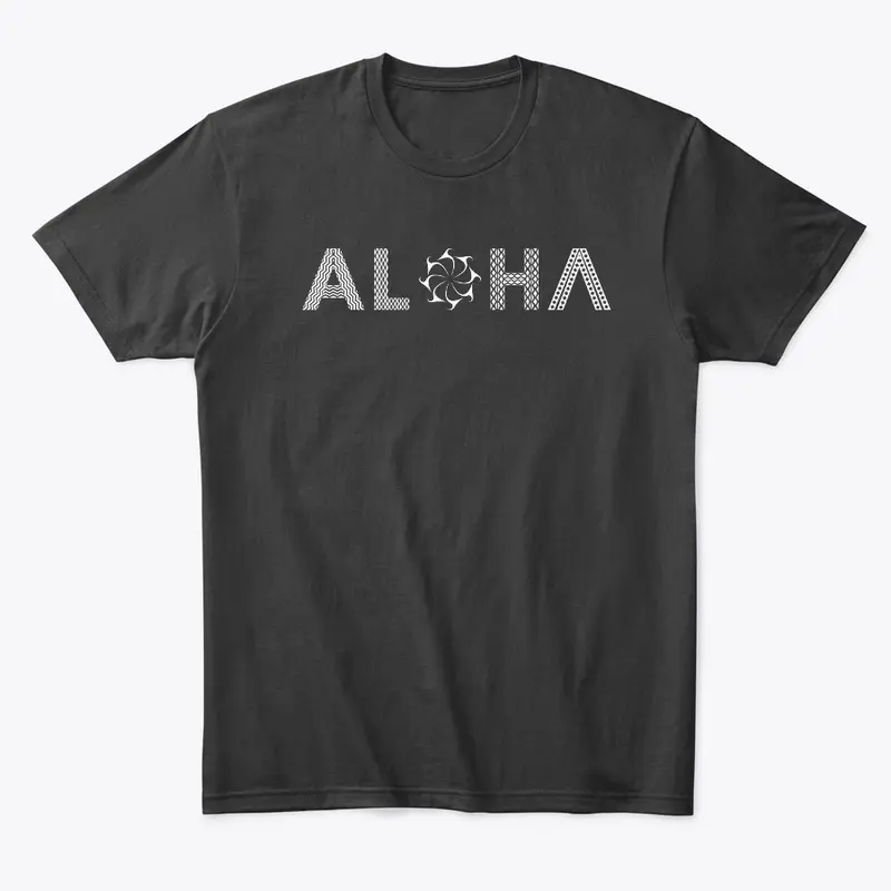 Aloha White Letters