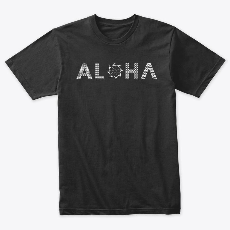 Aloha White Letters