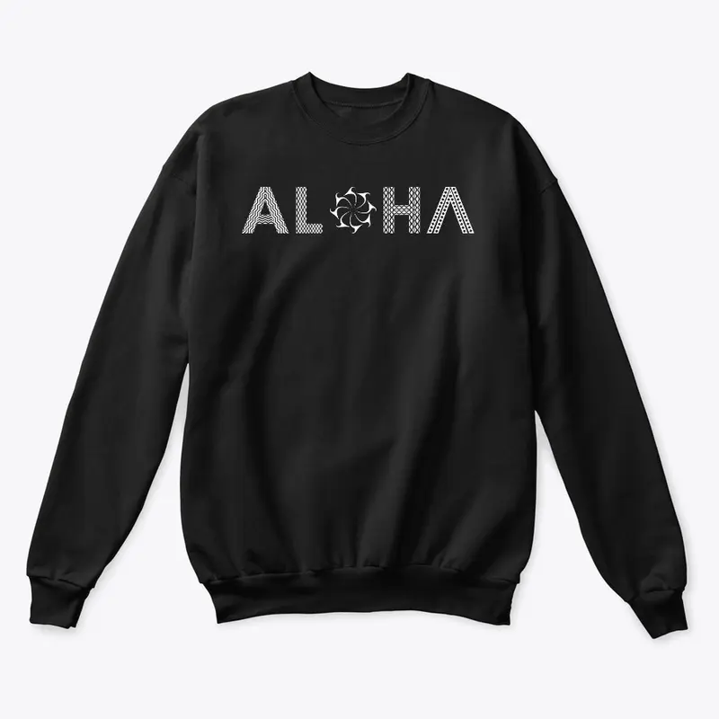 Aloha White Letters