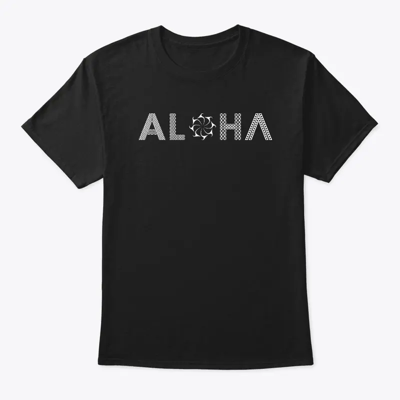 Aloha White Letters