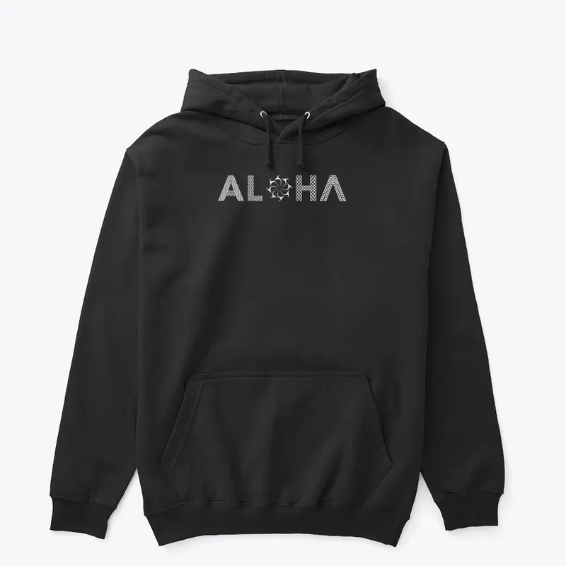 Aloha White Letters